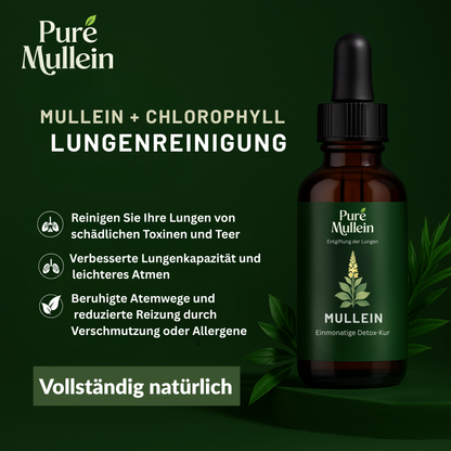 Pure Mullein® mit Chlorophyll – Für freies Atmen & gesunde Lunge